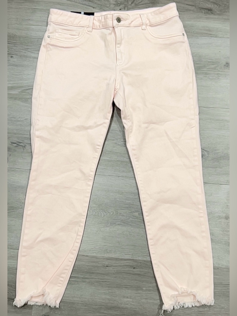 DL1961 Florence Instasculpt Cropped Skinny Jeans Blush Pink Size 31 NWT